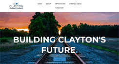 Desktop Screenshot of claytonchamber.com